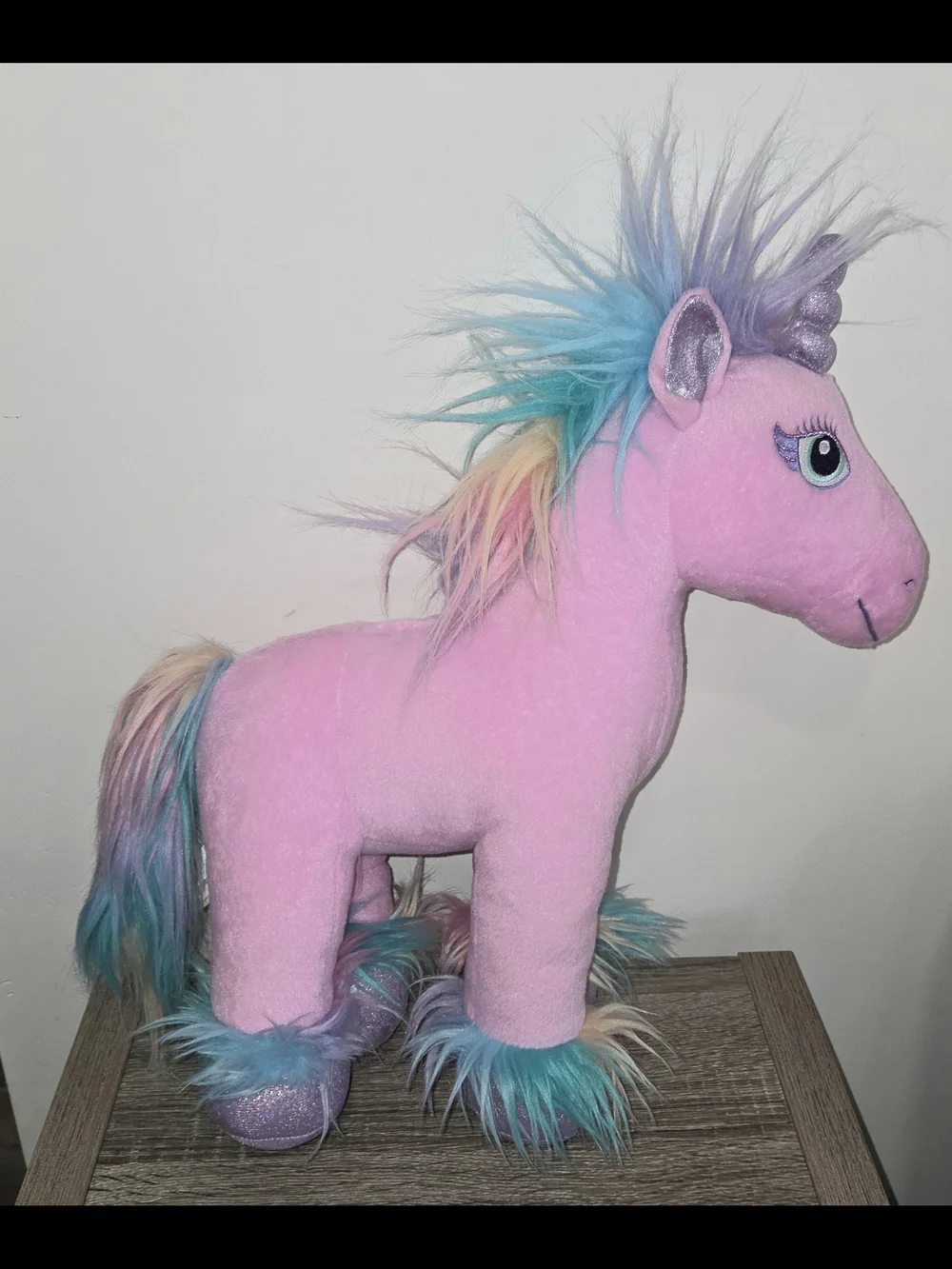 Build A Bear Fairy Friend Unicorn Rainbow Pink Plush Stuffed Animal 17